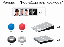 UGOT Исследователь космоса, набор реквизита